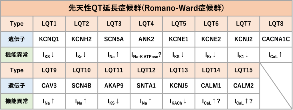先天性QT延長症候群(congenital long QT interval syndrome)